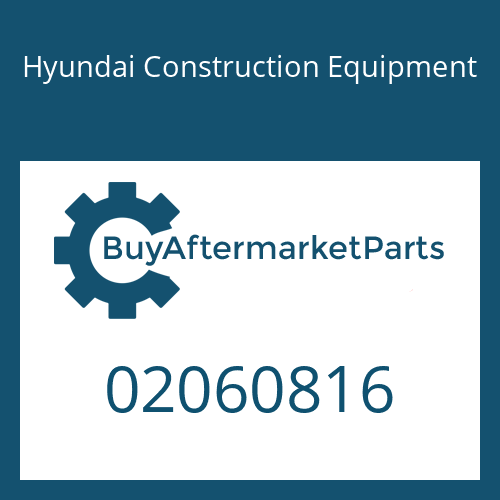 Hyundai Construction Equipment 02060816 - CAP-DUST
