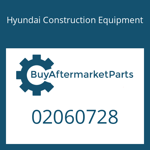 Hyundai Construction Equipment 02060728 - CAP-STUFFING