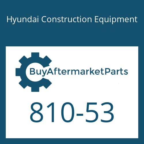 Hyundai Construction Equipment 810-53 - Sael Assy