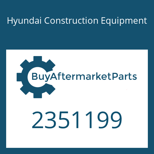 Hyundai Construction Equipment 2351199 - Shaft
