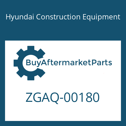 Hyundai Construction Equipment ZGAQ-00180 - PLUG-SCREW