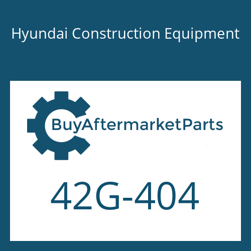 Hyundai Construction Equipment 42G-404 - SCREW