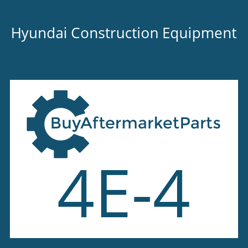 4E-4 Hyundai Construction Equipment Washer-Lock