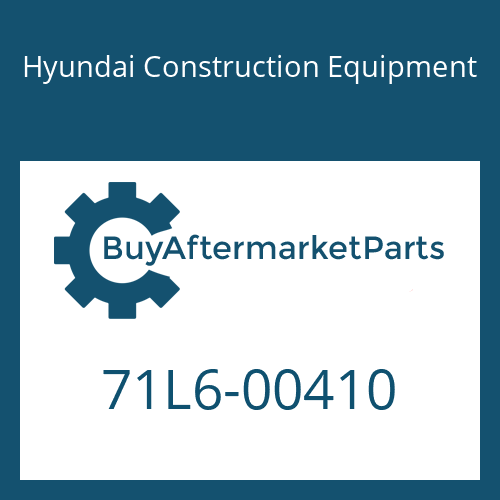 Hyundai Construction Equipment 71L6-00410 - SUPPORT-FRONT