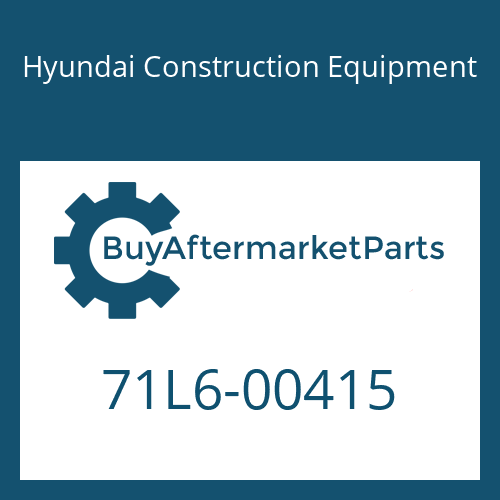 Hyundai Construction Equipment 71L6-00415 - SUPPORT-FRONT