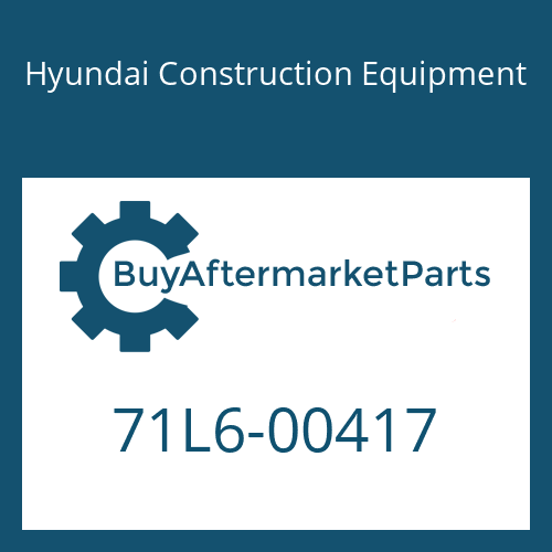 Hyundai Construction Equipment 71L6-00417 - SUPPORT-FRONT