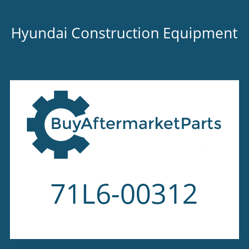 Hyundai Construction Equipment 71L6-00312 - COVER-RH