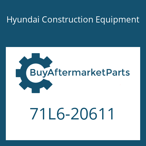 Hyundai Construction Equipment 71L6-20611 - COVER-LH