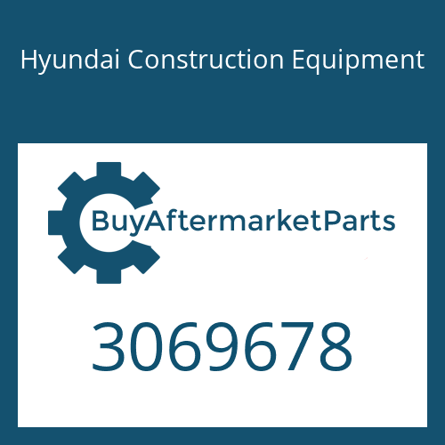 Hyundai Construction Equipment 3069678 - Gasket