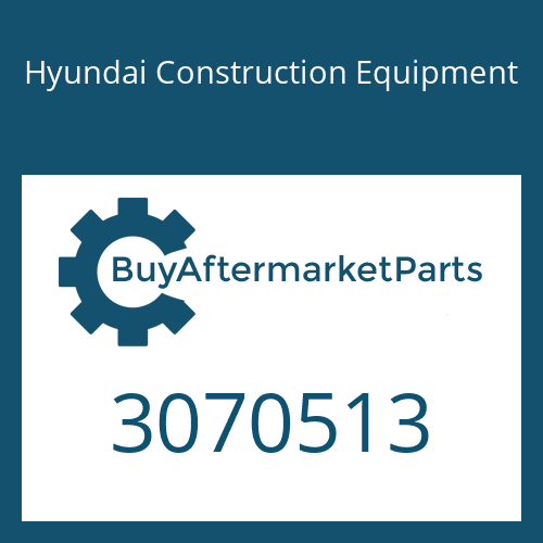 Hyundai Construction Equipment 3070513 - CONNECTOR