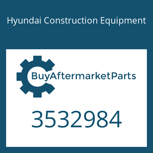 Hyundai Construction Equipment 3532984 - Bearing-Thrust