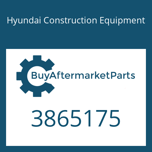 Hyundai Construction Equipment 3865175 - HOUSING