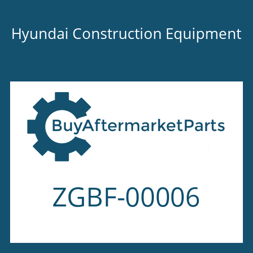 ZGBF-00006 Hyundai Construction Equipment SPRING