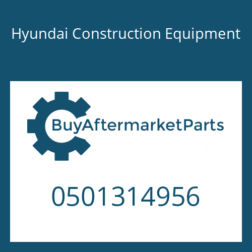 Hyundai Construction Equipment 0501314956 - Plug-Screw
