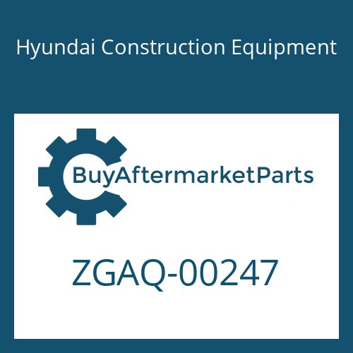 Hyundai Construction Equipment ZGAQ-00247 - SCREW-CAP