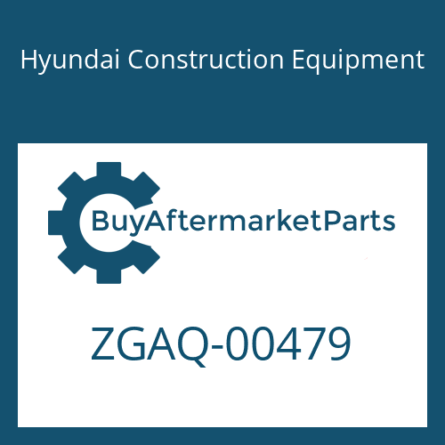 Hyundai Construction Equipment ZGAQ-00479 - GEAR-OUTPUT