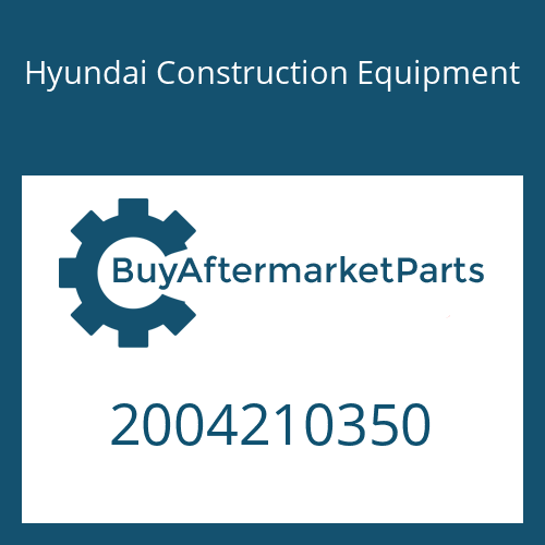 Hyundai Construction Equipment 2004210350 - Outlet Section-Valve