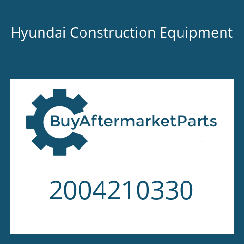 Hyundai Construction Equipment 2004210330 - Valve Option 1 Section