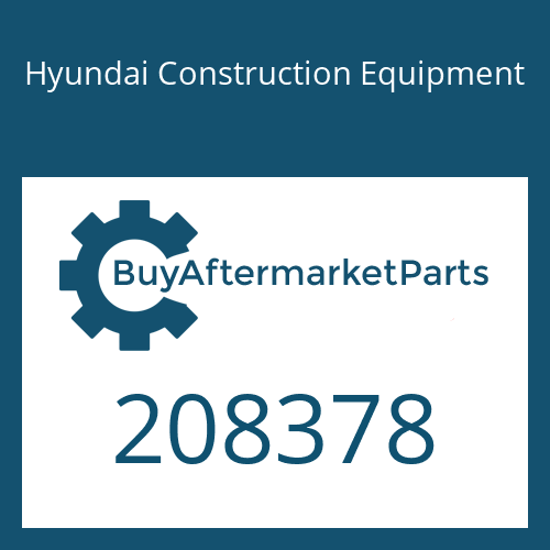 Hyundai Construction Equipment 208378 - CAP-ROD END
