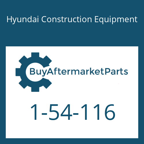 Hyundai Construction Equipment 1-54-116 - O-Ring