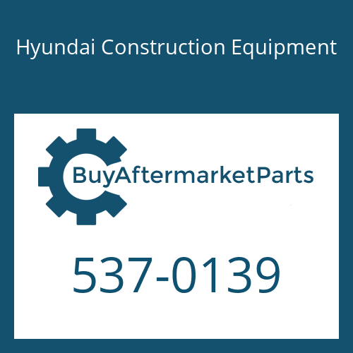 Hyundai Construction Equipment 537-0139 - Spacer