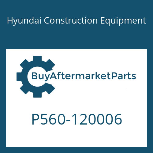 P560-120006 Hyundai Construction Equipment RING-RETAINER E