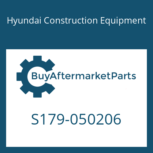 Hyundai Construction Equipment S179-050206 - BOLT-SOCKET