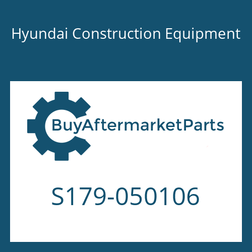 Hyundai Construction Equipment S179-050106 - BOLT-SOCKET