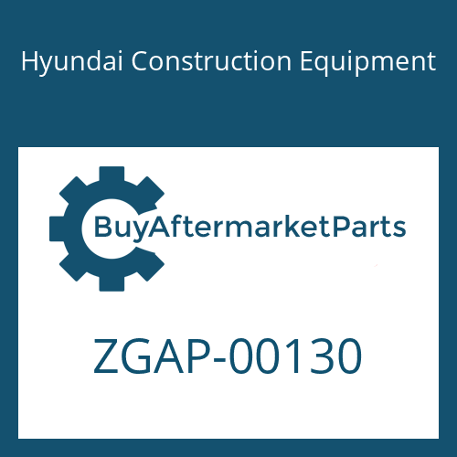 Hyundai Construction Equipment ZGAP-00130 - GEAR