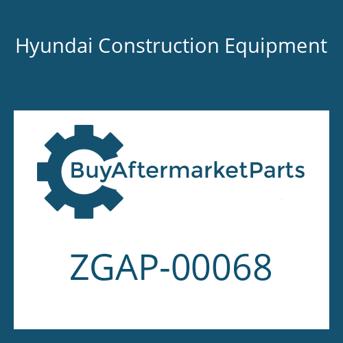 Hyundai Construction Equipment ZGAP-00068 - GEAR-SPUR