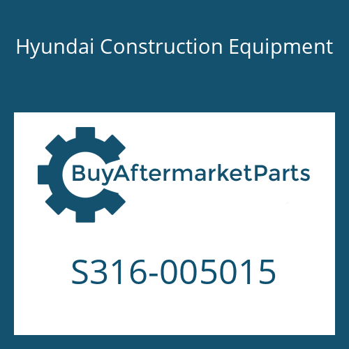 S316-005015 Hyundai Construction Equipment Boss-Tapped