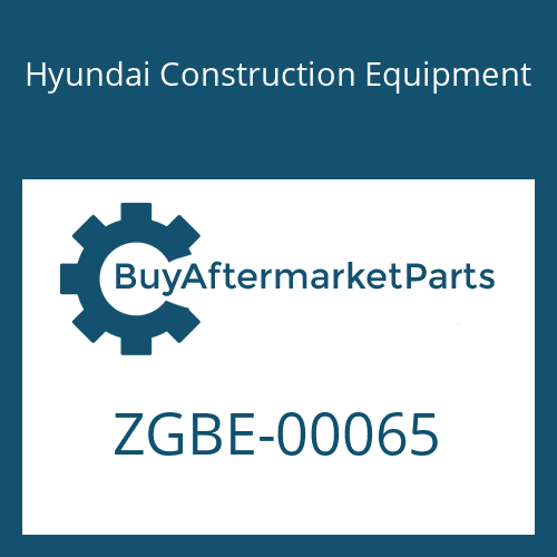 Hyundai Construction Equipment ZGBE-00065 - GEAR-DRIVE