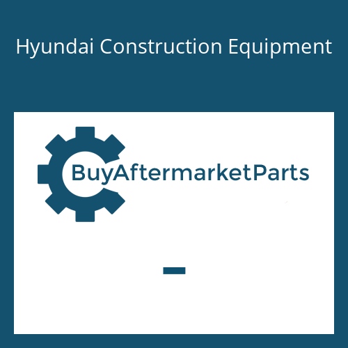 Hyundai Construction Equipment - - Steel Box