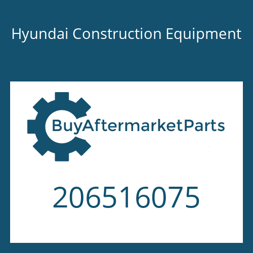 Hyundai Construction Equipment 206516075 - BOLT-HEX