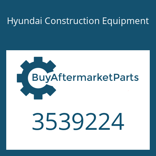 Hyundai Construction Equipment 3539224 - Housing-Tur Thrust