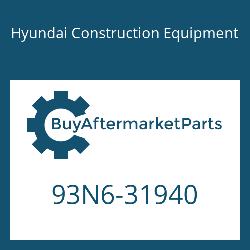 Hyundai Construction Equipment 93N6-31940 - BINDER&STIKER