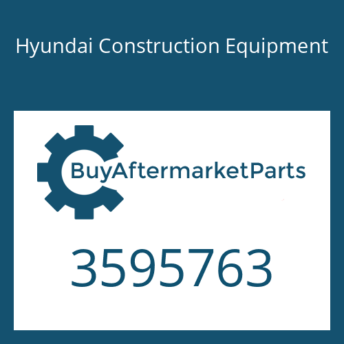 3595763 Hyundai Construction Equipment CLAMP-V/BAND