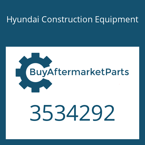 Hyundai Construction Equipment 3534292 - SCREW-HEX