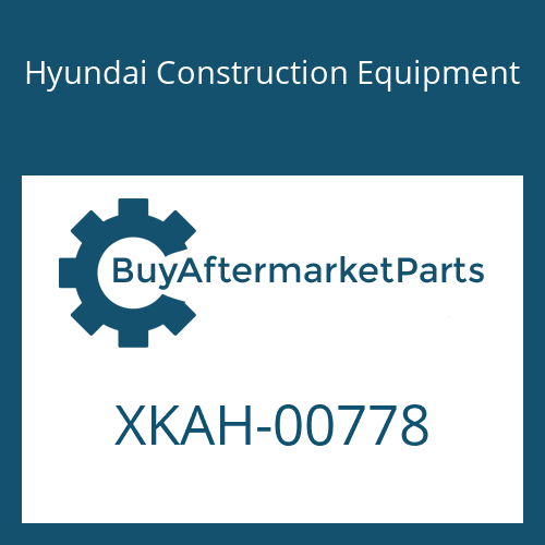 XKAH-00778 Hyundai Construction Equipment GEAR-DRIVE