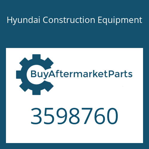 Hyundai Construction Equipment 3598760 - HOUSING-TURBO