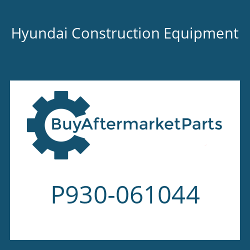 Hyundai Construction Equipment P930-061044 - HOSE ASSY-ORFS&THD