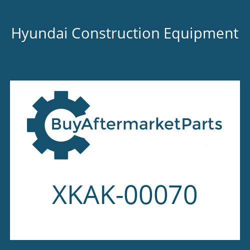 Hyundai Construction Equipment XKAK-00070 - PIPE-BRAKE