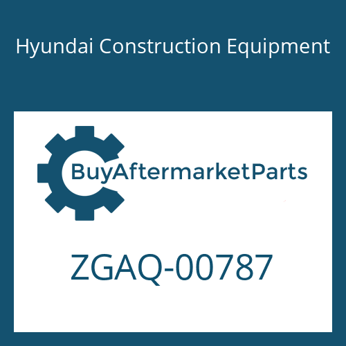 Hyundai Construction Equipment ZGAQ-00787 - SCREW-CAP