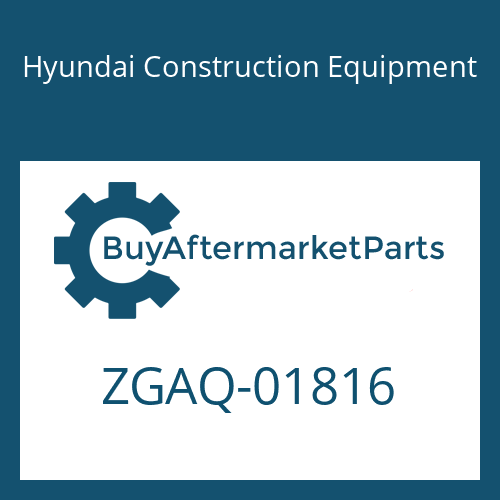 Hyundai Construction Equipment ZGAQ-01816 - PLUG