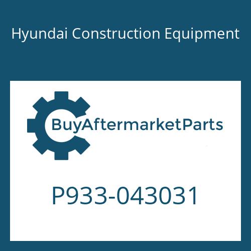 Hyundai Construction Equipment P933-043031 - HOSE ASSY-ORFS&THD