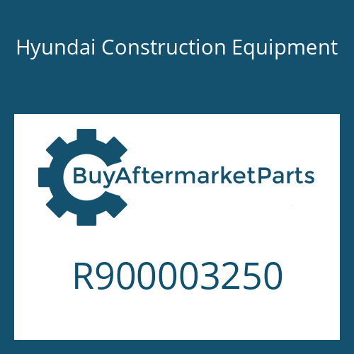 Hyundai Construction Equipment R900003250 - Deleted