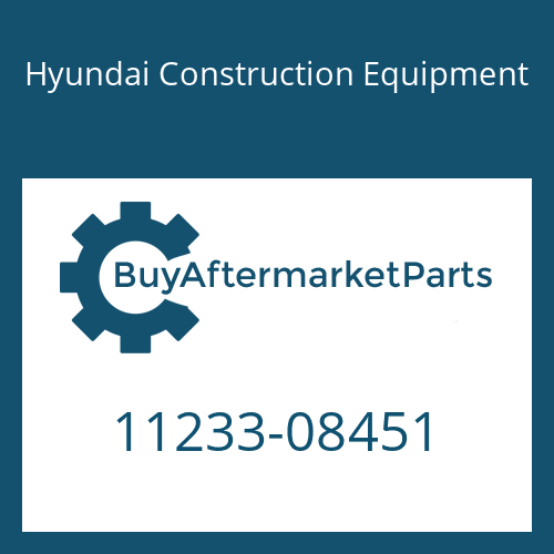 Hyundai Construction Equipment 11233-08451 - Bolt