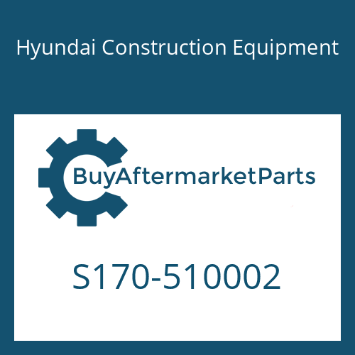 Hyundai Construction Equipment S170-510002 - CLAMP-U/BOLT