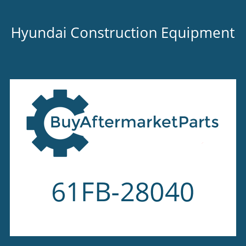 Hyundai Construction Equipment 61FB-28040 - BOLT-ADJUST