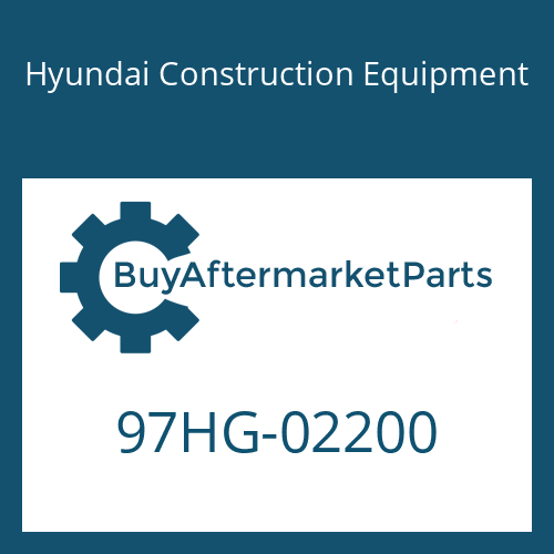 Hyundai Construction Equipment 97HG-02200 - DECAL-MODEL NAME